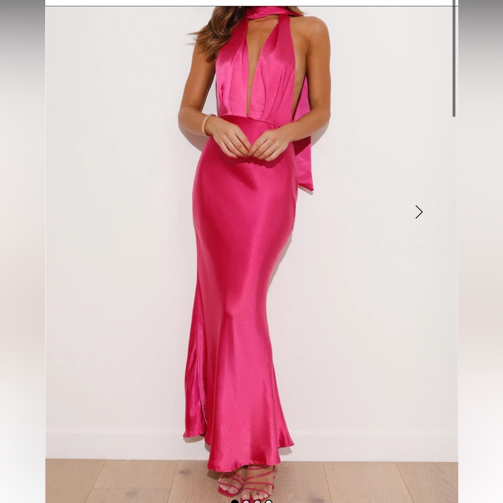 Hello Molly Satin Maxi Dress